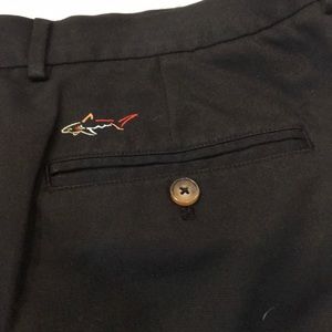 Greg Norman Black Slacks 38x32